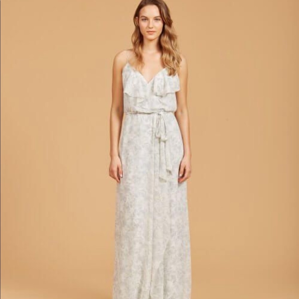 Nouvelle Amsale Bridesmaid dress. Floral print.